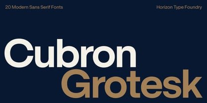 Cubron Grotesk